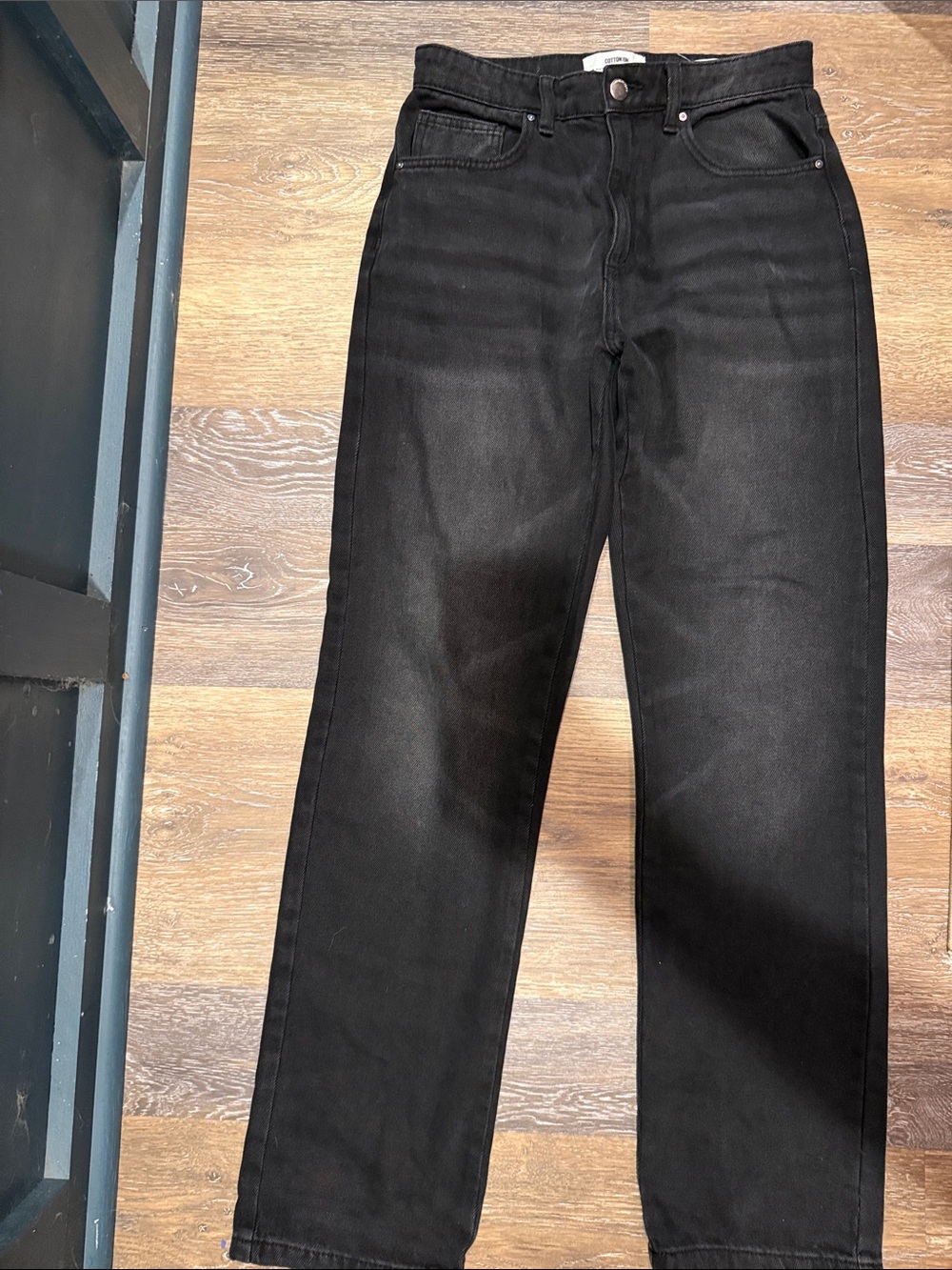 Cotton On Women's Black Straight Leg Jeans